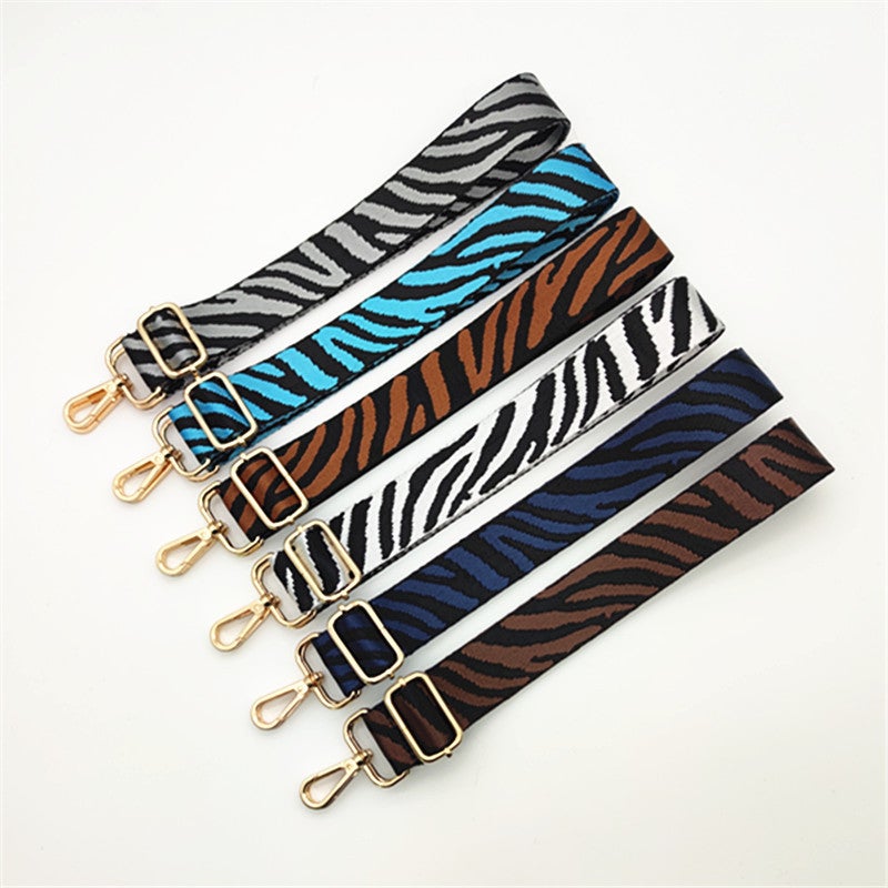 Women'S Bag With Diy Women'S Bag Replacement Bag Wide Shoulder Strap Long Shoulder Strap Striped Series Bandwidth Shoulder Strap Single Shoulder Strap - Image 2