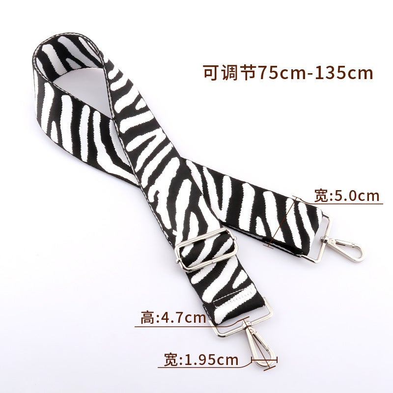 Women'S Bag With Diy Women'S Bag Replacement Bag Wide Shoulder Strap Long Shoulder Strap Striped Series Bandwidth Shoulder Strap Single Shoulder Strap - Image 5