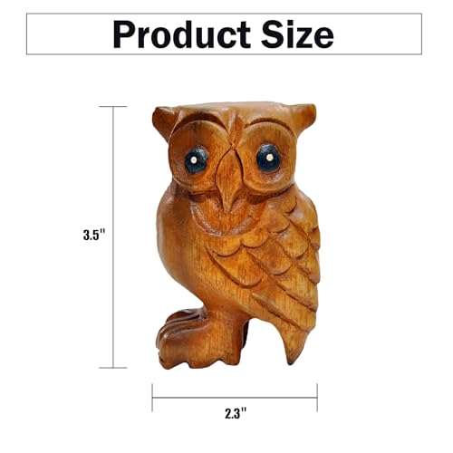 GOGHOST 3 Pcs Handmade Wooden Guiro Animal Set (Medium), 4 Inch Wooden Frog, 4 Inch Wooden Cricket, and 3.5 Inch Wooden Owl Whistle, Guerrero Percussion Instruments Artistic Craft - Image 2