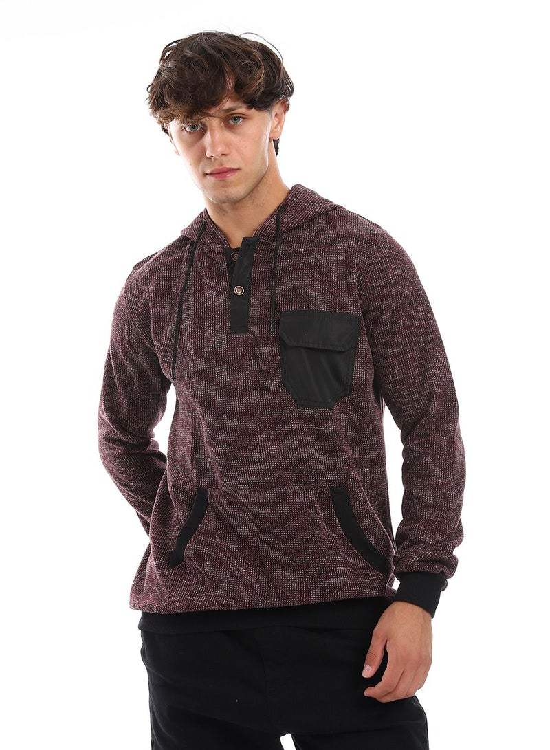 سيزار هود رجالي بجيوب أمامية - Image 1