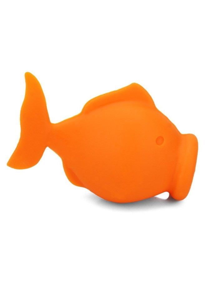 Creative Silicone Fish-shaped Egg White Separator Goldfish-shaped Egg Absorb Kitchen Interesting Egg Yolk Protein Egg Filter-Color:Orange - Image 5