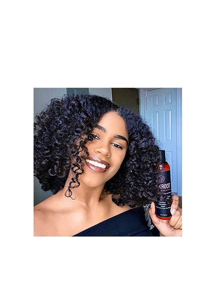 Pink Root Products Curl Enhancing Lotion, 8oz - Revitalize, Rejuvenate & Repair Curls - With Avocado & Baobab Protein  - Image 4