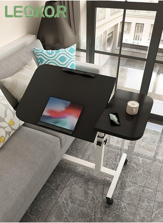 Adjustable Laptop Table, Lifting and Rotating Laptop Desk,Tiltable Mobile Standing Desk with Wheels, Adjustable Computer Stand Suitable for Sofa, Bedside, Tea Table - pzsku/ZF4BF3CF2C77B8ACE070BZ/45/_/1726223460/92018f49-ced9-4f35-8406-5ca5bb122621