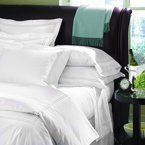 SFERRA Sferra Grande Hotel Fitted Sheet - King - White  - Image 2