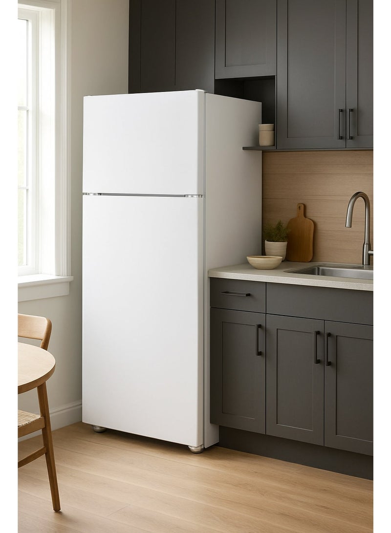 Dansat 2-Door Refrigerator 210 Liters – 7.3 Cubic Feet – White – DAN760DF-W DAN760DF-W White - Image 3