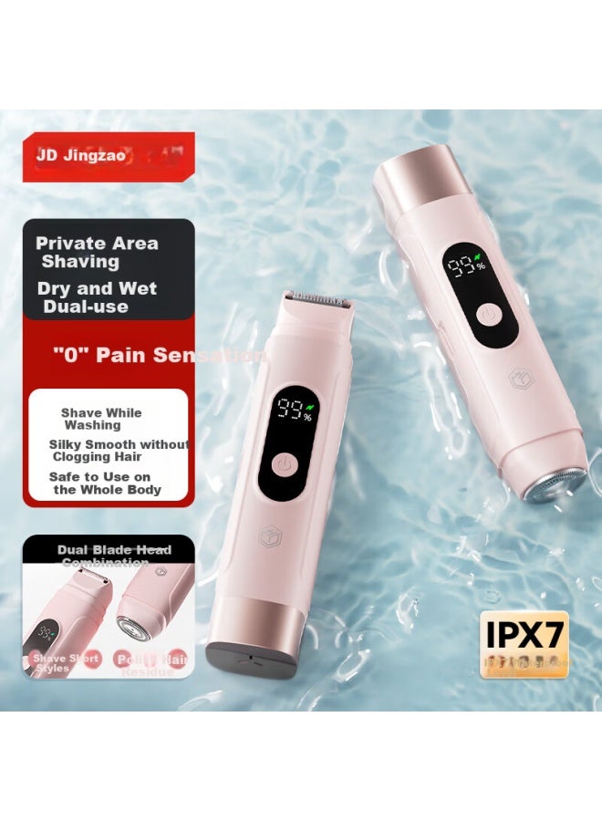 JD.com Jd Original Mousse Intimate Shaver, Hair Removal Device, Electric Razor For Women, Armpit And Private Area Hair Shaver - Image 1