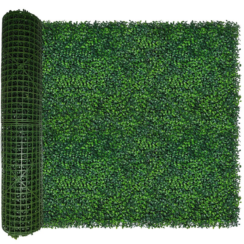 ODTORY Artificial Ivy Privacy Fence Wall Screen,40X120 in(33.5 sqft) UV-Anti Faux Boxwood Roll Panels Greenery Backdrop Ivy Vine Leaf Hedges Fence Panels for Indoor Outdoor Green Wall Decor - Image 1