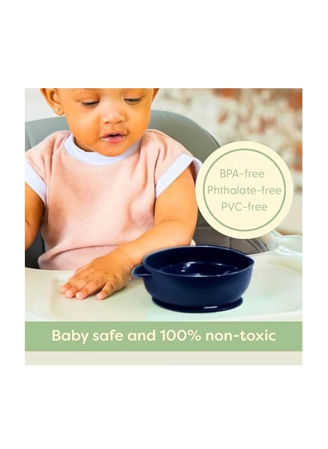 Generic Silicone Baby Bowls With Suction Base For Babies (One Bowl)  - Image 3