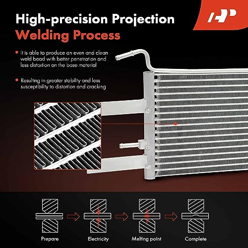 A-Premium Transmission Oil Cooler with Bracket Compatible with Nissan TITAN 2017-2021, TITAN XD 2017-2020, 5.6L - Image 4