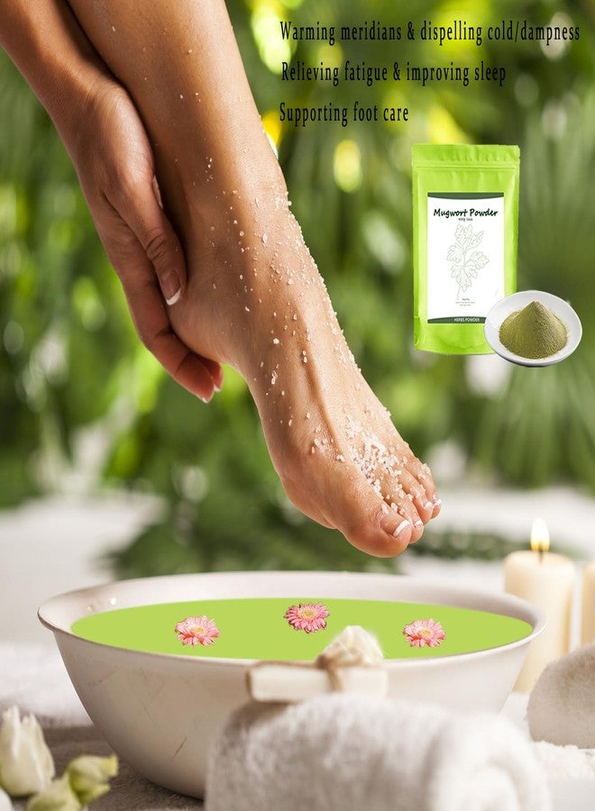Mugwort Powder 500-Mesh Fine Grain 400g / 14oz, Mugwort Tea/Clay Mask/Bath and Foot Soak/Food Coloring - Image 4