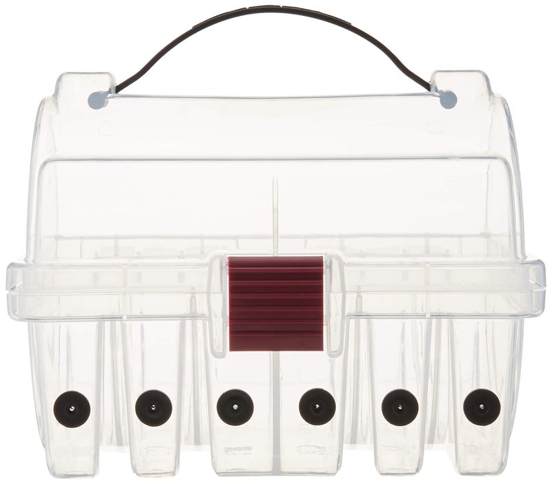 Plano 108700 Leader Spool Box, Clear, One Size, Transparent/Black - Image 3