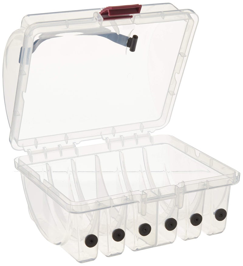 Plano 108700 Leader Spool Box, Clear, One Size, Transparent/Black - Image 4
