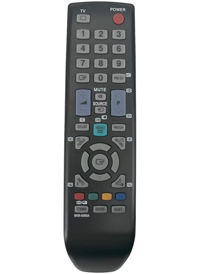 erorex - Replaced Bn59 00865A Remote Control Compatible With Samsung Tv La22B450C4M La22B650T6D Le22A457 Le22B350 Le22B450 Le22A457C1D Le26A346 Le26B350 Le26B450 Le32B350 Le22A656 La22B450C4D La32B450C4Dxxy - Image 1