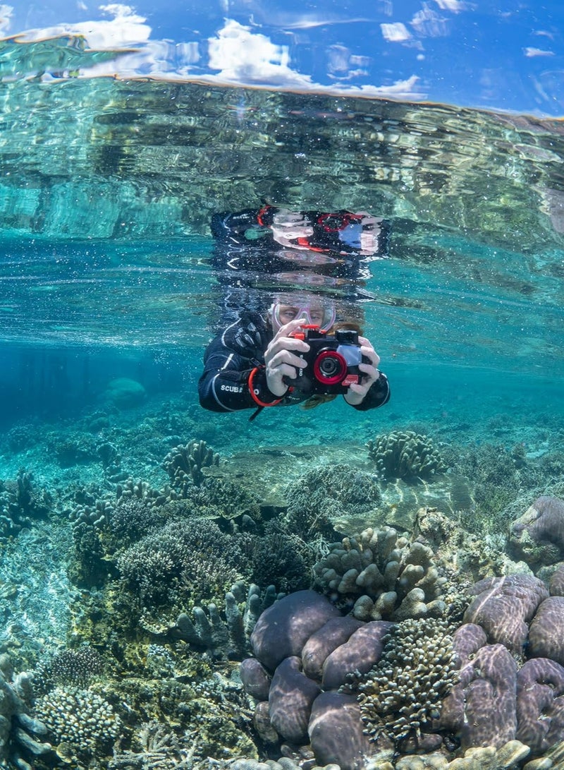 Olympus OM SYSTEM Tough TG-7 Red Underwater Camera, Waterproof, Freeze Proof, High Resolution Bright, 4K Video 44x Macro Shooting (Successor TG-6) - Image 5