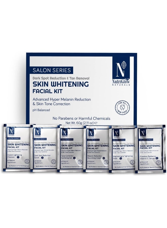 NUTRIGLOW مجموعة الوجه من ناتشورالز سالون سيريز من نوتري جلو لعلاج البهتان، لجميع أنواع البشرة (60 جرام) - Image 1