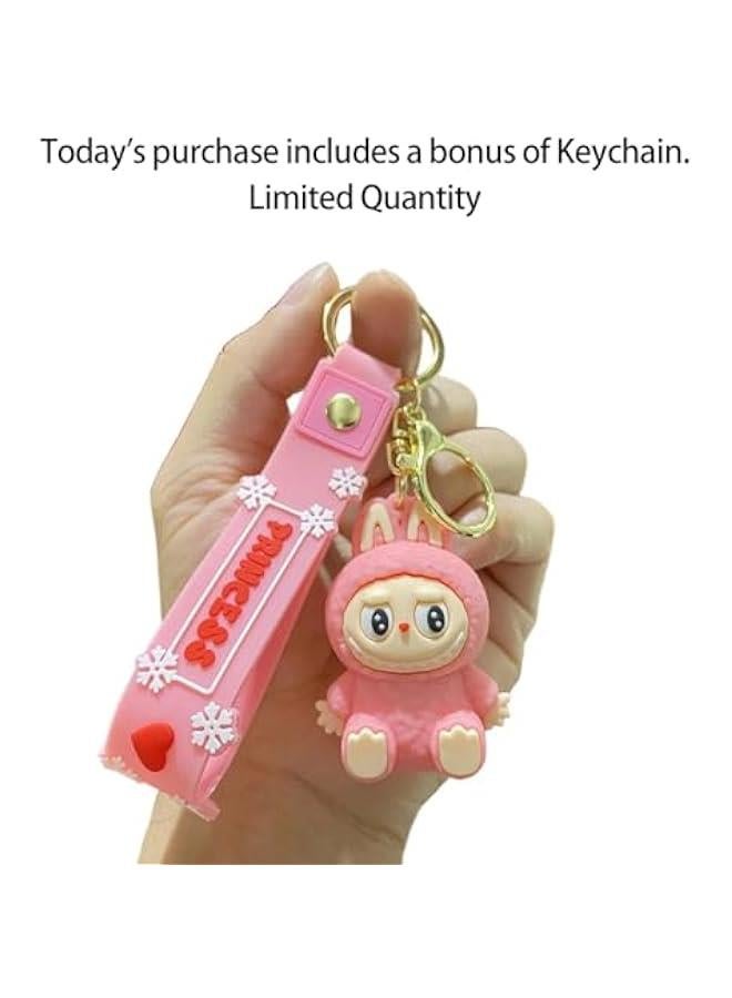 Arabest Labubu Case Protective Case for Labubu Plush Doll Keychain Acrylic Display Case Clear Cover for Figure Plastic PVC Storage Box (Standing)  - Image 5