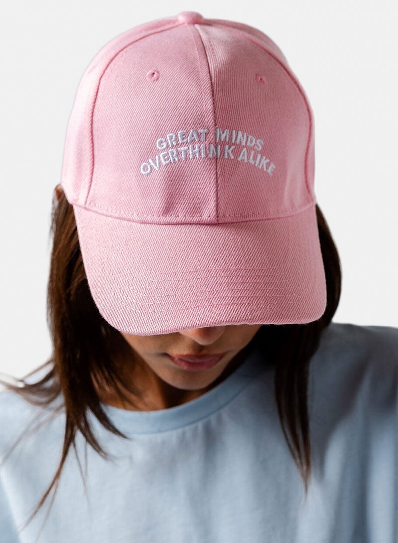 Great Minds Overthink Alike Cap