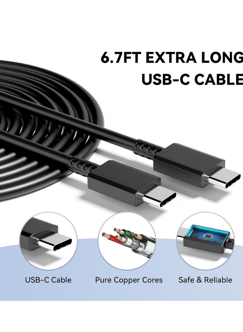 Gravity Super Fast Samsung Charger ‚Äì USB-C Plug & 6 Feet Cable, Wall Charger for Samsung Galaxy S24 Ultra, S24, S24+, S23, S22, S21, A Series, and More - Image 5