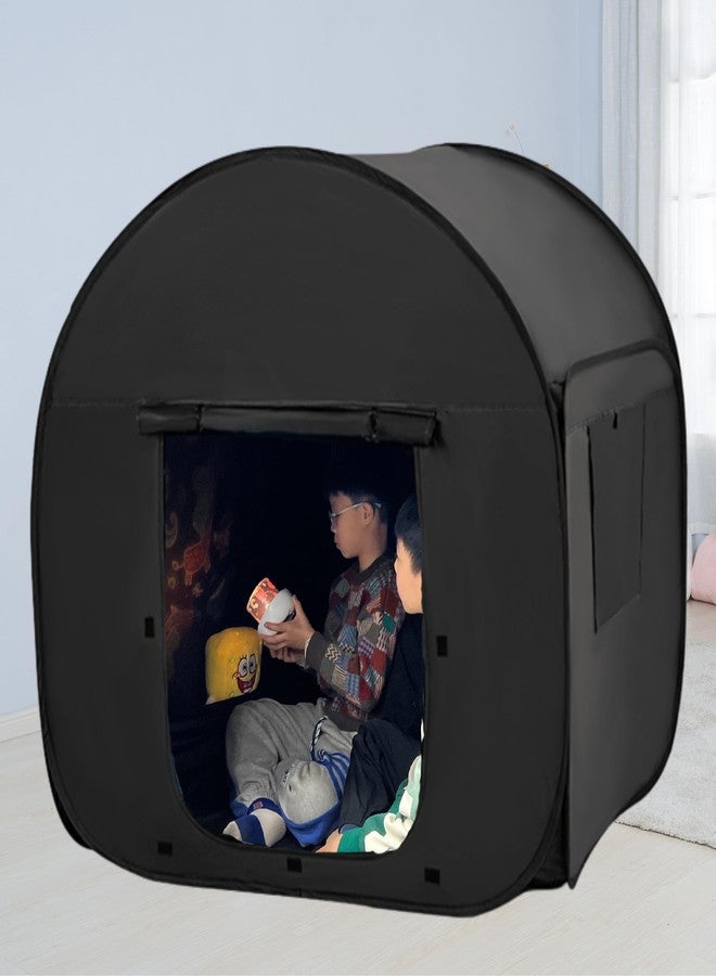 lukidoki Sensory Tent for Kids & Adults with Autism, ADHD, SPD - CPC Certification Large Size 47x47in Calm Corner Helps Children Relax, Reduce Anxiety & Improve Focus - Pop-up Blackout Play Tent - Image 1