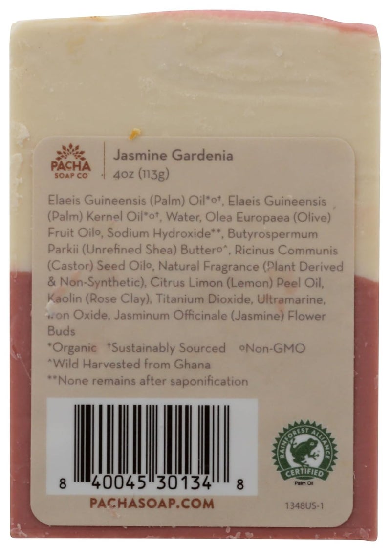Pacha Soap Co PACHA SOAP Jasmine Gardenia Bar Soap 4 OZ - Image 2