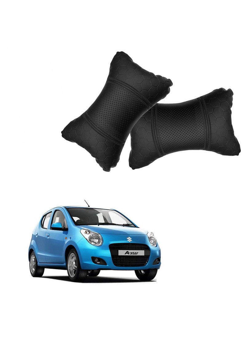 Adroitz AdroitZ Black Football Design Car Neck Rest Cushion with Adjustable Straps_1561  - Image 1