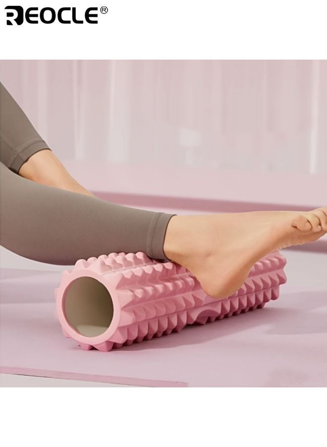 ريوكل أسطوانة تدليك رغوة عالية الكثافة أداة تمرين لياقة للظهر تخفيف ألم الظهر الساق القدم الكتف تعافي بعد التمرين تصميم مريح ملحق تدريب الصالة الرياضية - Image 5
