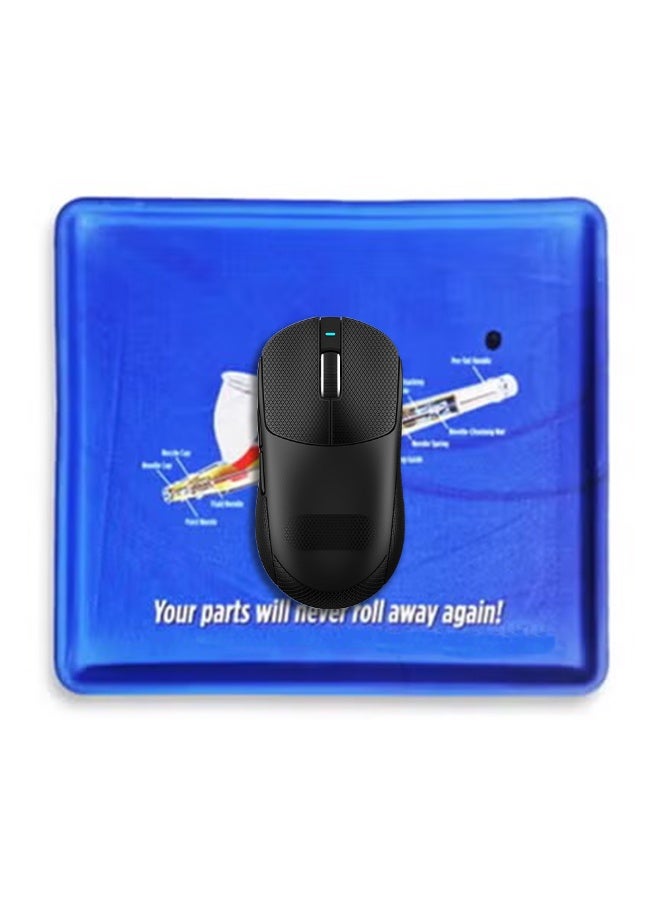 Mini Hand Mouse Pad With Gel Wrist Support Band , Cute Design HD Print Pattern Desk Mat, Extended Mouse Pad and Keyboard Mouse Pads, Waterproof Fabric Surface Mouse Pads for Office, Anti-Slip Rubber Base - Image 2