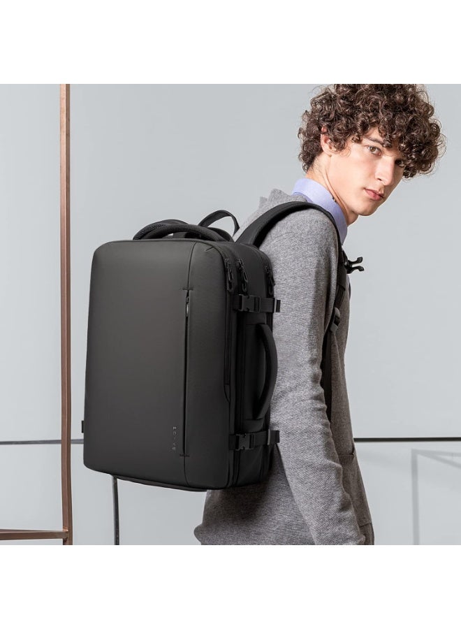 BANGE 45L Expandable Travel Backpack for Men, Large Laptop Backpack Fits 17.3 Inch, Flight Approved Carry On Bag, Business & Personal Item Travel Backpack - Image 3