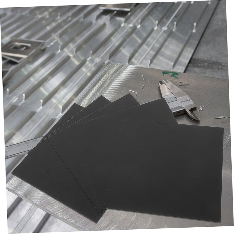 5pcs Black Anodized Aluminum Sheet 20x20cm 0.1cm Thick for Engraving Signs and Crafting - Image 5