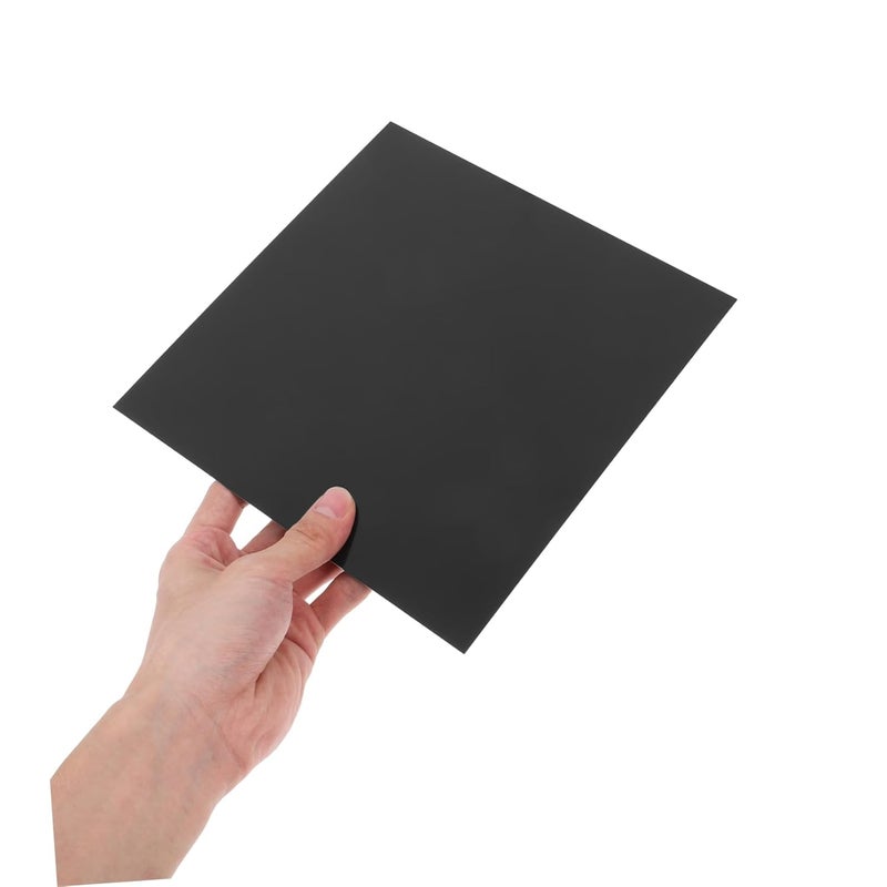 5pcs Black Anodized Aluminum Sheet 20x20cm 0.1cm Thick for Engraving Signs and Crafting - Image 4