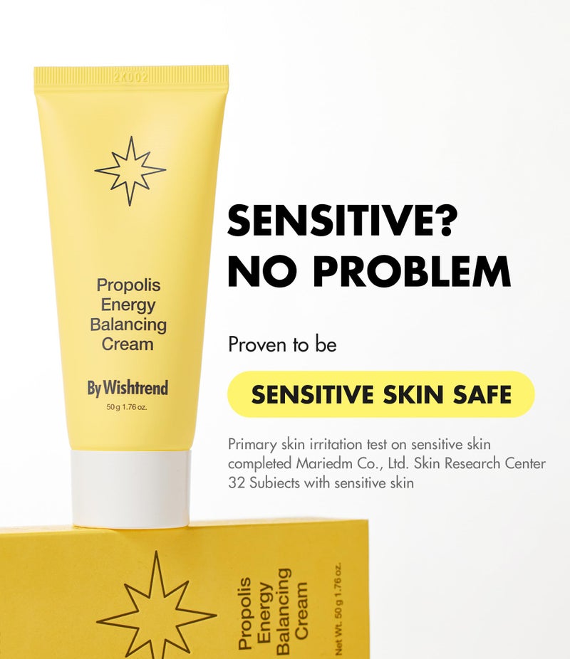 By Wishtrend [BY WISHTREND] كريم توازن الطاقة بالبروبوليس 1.69 أونصة سائلة، 50 مل، 10% بروبوليس، كريم للوجه للبشرة الدهنية، يحسن حاجز البشرة، غني بمضادات الأكسدة، قوام خفيف، مرطب بروبيوتيك - Image 5