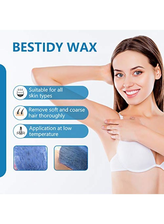 Bestidy Wax Beads 1000G/2.2Lb/35Oz?Waxing Kits For Hair Removal With 2 Wax Treatment Oil, 20 Wax Applicator Sticks, 1 Pair Of Gloves (1000G)  - Image 3