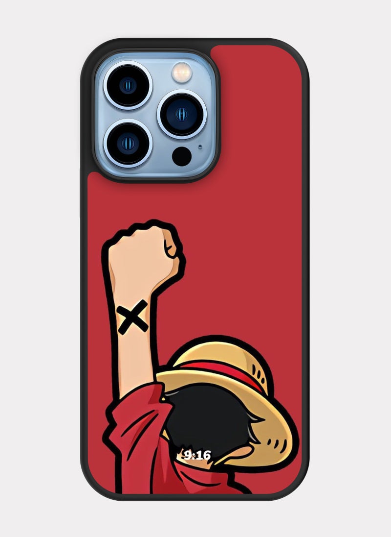 PXLAAT iPhone 13 Pro case cover One Piece Luffy - Image 1