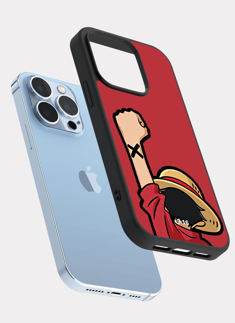 PXLAAT iPhone 13 Pro case cover One Piece Luffy - Image 2
