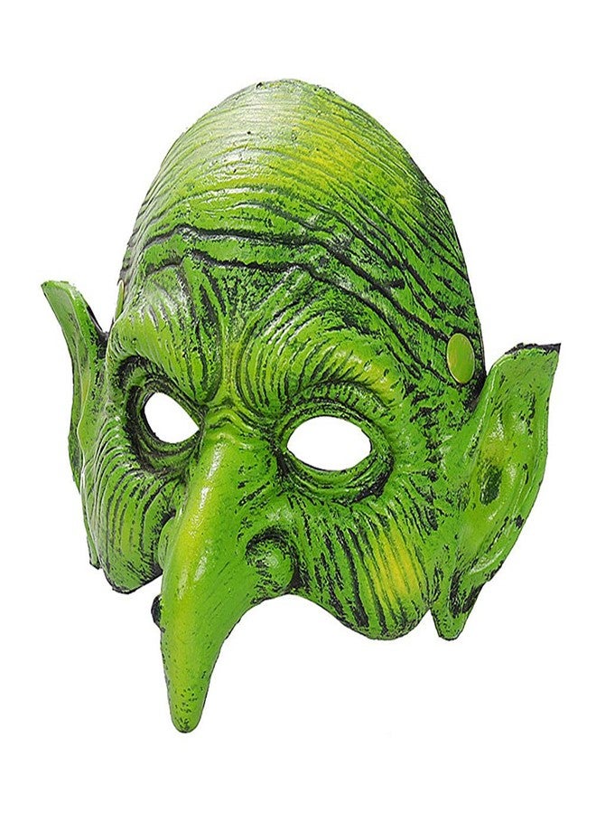 Alodidae Witch Mask Scary Green Goblin Masks for Halloween Carnival Party Cosplay Costume - Image 1