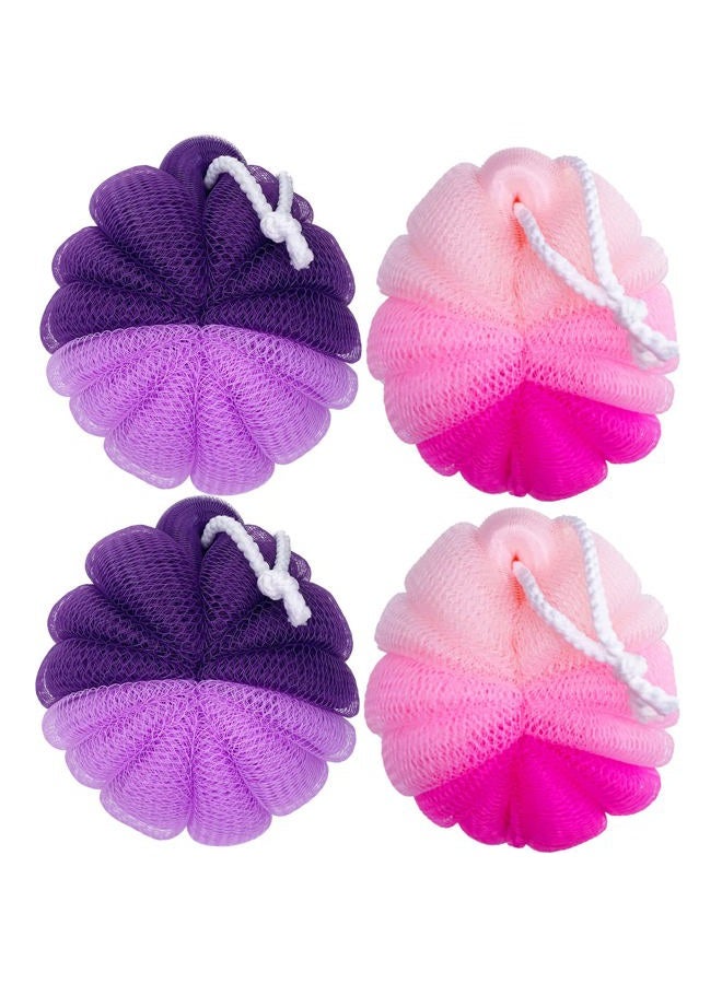 PPHAO BASIC Back Scrubber for Shower - Loofah Sponge - 100g(XXL) - Bath Sponge - Back Scrubber for Shower Exfoliating - Shower Back Scrubber for Men and Women - 4 Pack - Image 1