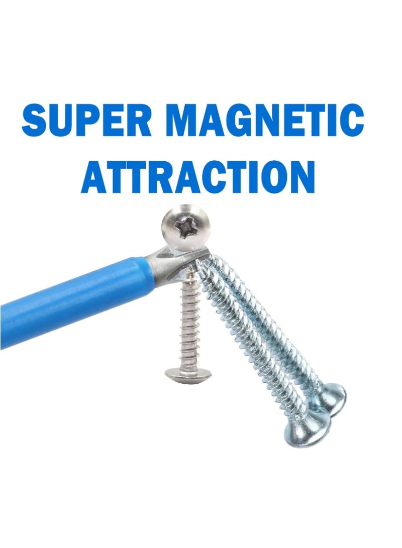 Yakumuz Magnetic Anti-slip Drill Bit-6Pcs PH2 Bits Set Yakumuz 1/4 Inch Hex Shank Anti Slip Screw Extractor and Magnetic Screwdriver Bit Set, S2 Alloy Steel Magnetic Screw Bits Hand Tools Electric Cross Head Bits  - Image 2