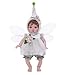 Cloveray Baby Doll 18 Inch Reborn Baby Dolls Realistic Lifelike Green Fairy Newborn Girl Doll Real Life Baby Dolls with Accessories Gift for 3 Year Old Girls Pretend Play Collection - Image 2