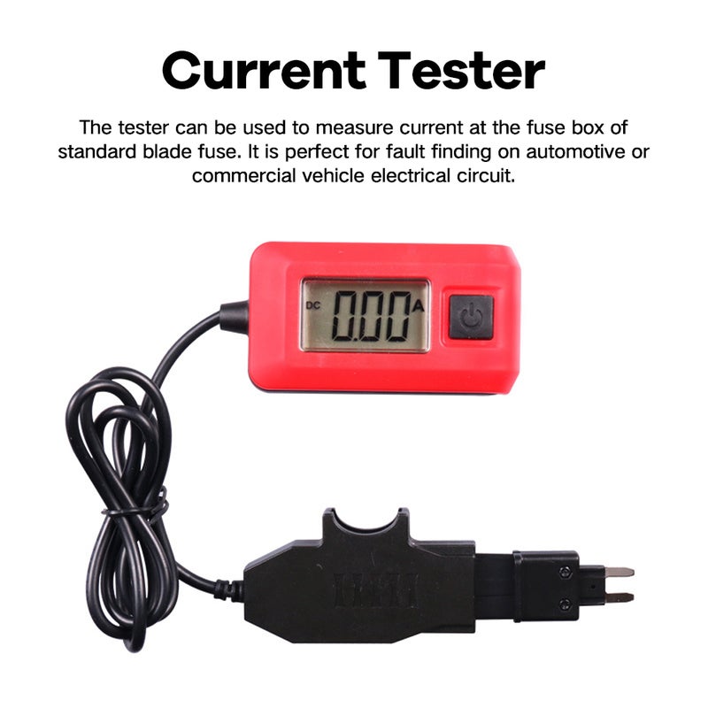 12-Voltage Car Current Tester Multimeter Car Repairing Tool Fuse Current Meter Automotive Diagnostic Machine - Image 2