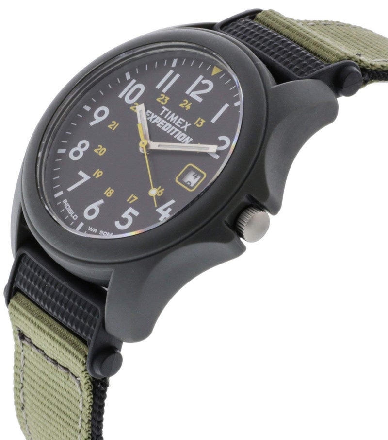 TIMEX ساعة تيمكس للرجال T42571 إكسبيديشن كامبر بحزام نايلون رمادي - Image 3