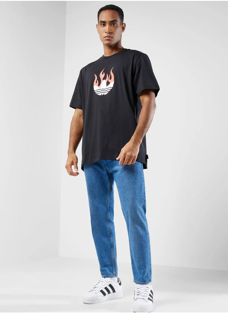 adidas Originals Flames Logo T-Shirt