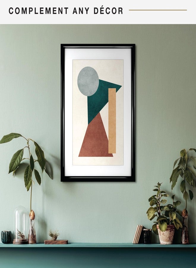 أم سي أس إطار ملصقات MCS Trendsetter مقاس 16x22، لعرض الصور مقاس 12x18 مع إطار داخلي أو 16x22 بدون إطار داخلي، إطار صور كبير معلق على الحائط عموديًا وأفقيًا للصور والملصقات، أسود (عبوة واحدة) - Image 3