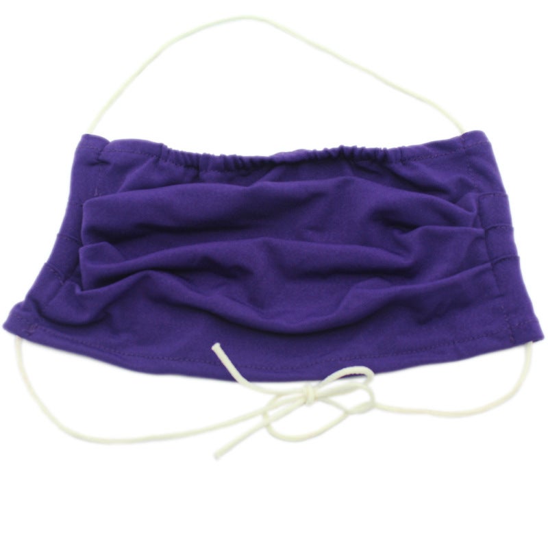 Hot Ear-hanging Sunscreen Mask New Dust-proof Haze-proof Lightweight Breathable Mask Face-covering Mask Spring and Summer Cross-border Dark purple Dark purple