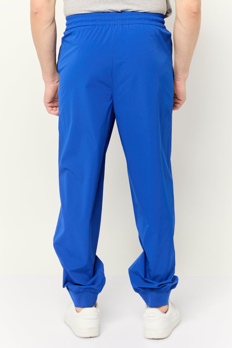 ESPRIT Men Regular Fit Solid Jogger Pants, Blue - Image 3
