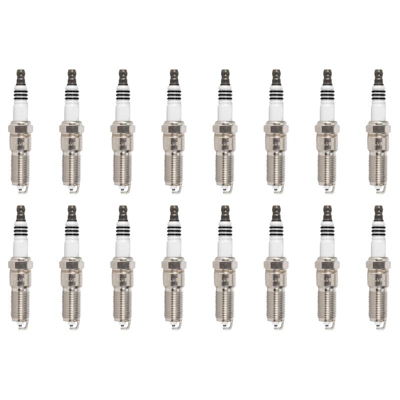 ENA Set of 16 Spark Plug Compatible with Dodge Chevrolet GMC Buick Jeep Chrysler Cadillac Saturn 3500 2500 1500 Colorado Canyon 5.7L 2.5L 2.2L 2.0L 6.1L V8 L4 2000-2022 Replacement for 570 - Image 1