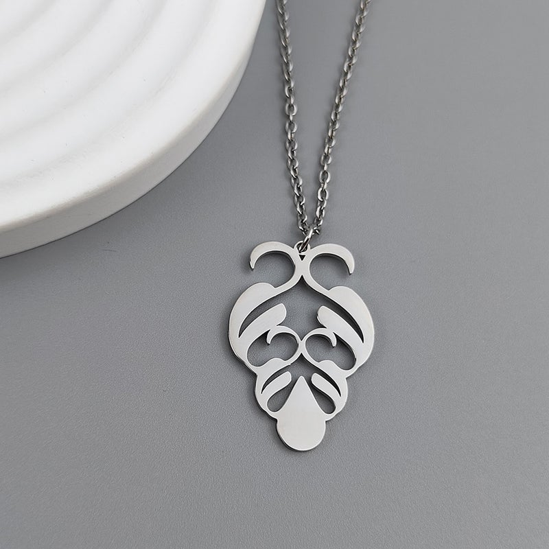 Europe and the United States new geometric hollow odd-shaped leaves seven star ladybird DIY pendant gift wholesale couples ten - Image 5