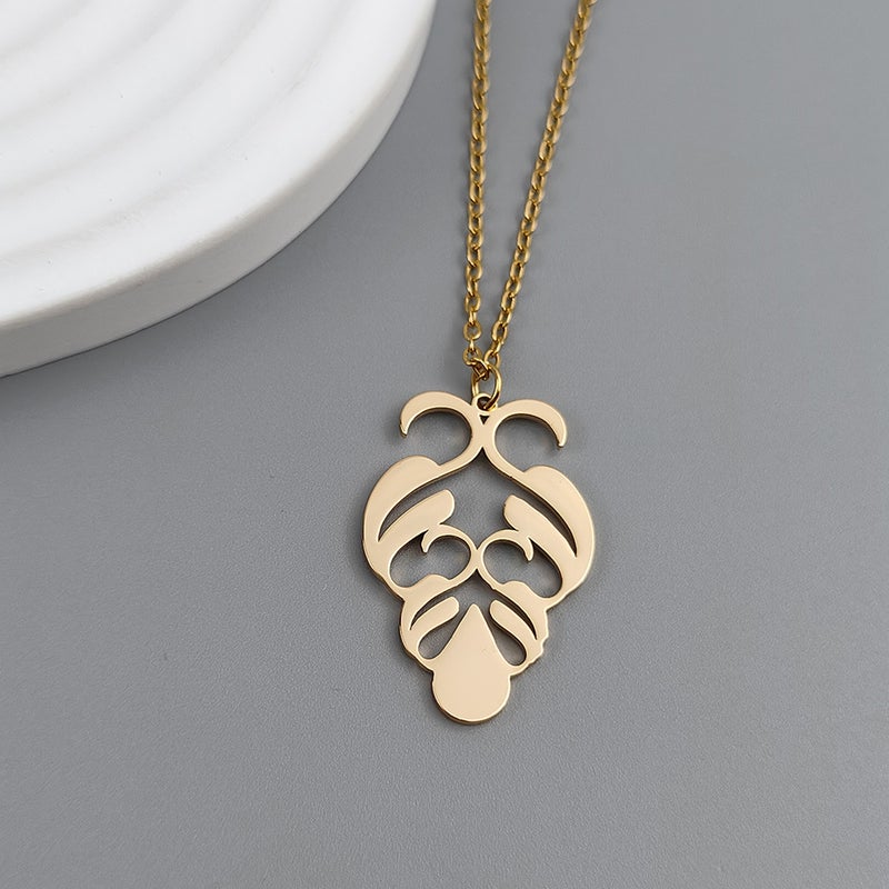 Europe and the United States new geometric hollow odd-shaped leaves seven star ladybird DIY pendant gift wholesale couples ten - Image 2