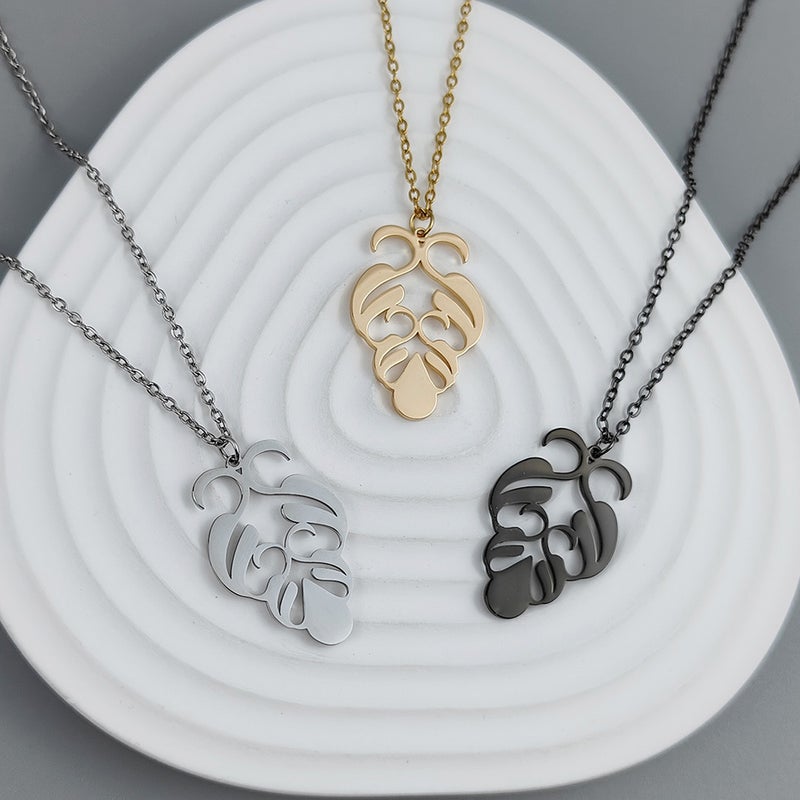 Europe and the United States new geometric hollow odd-shaped leaves seven star ladybird DIY pendant gift wholesale couples ten - Image 3