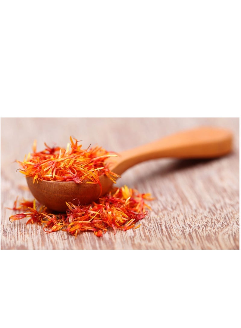 زهر 100% طبيعي: مصنوع من بتلات القرطم النقية المجففة بشكل طبيعي بدون أي إضافات أو مواد حافظة. - Image 4