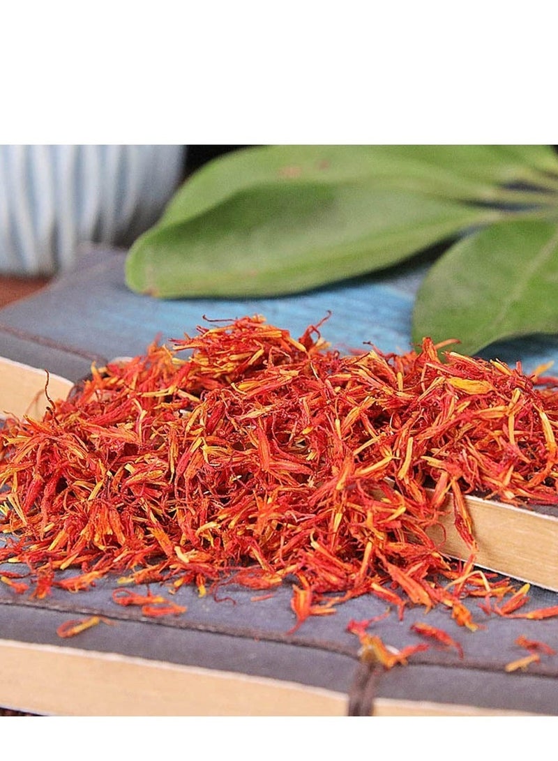 زهر 100% طبيعي: مصنوع من بتلات القرطم النقية المجففة بشكل طبيعي بدون أي إضافات أو مواد حافظة. - Image 5